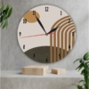 Jam Dinding Kayu Minimalis yang Estetik