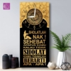 Jam Dinding Islami Minimalis Elegan Efisien Trending