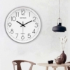 Jam Dinding TaffHOME Nordic Minimalis Silent Movement 20cm