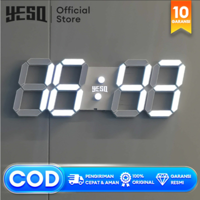 Jam Meja LED Digital Multifungsi YESQ