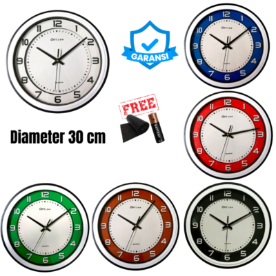 Jam Dinding Minimalis 30cm