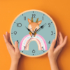 Jam Dinding Aesthetic Minimalis Motif Boho