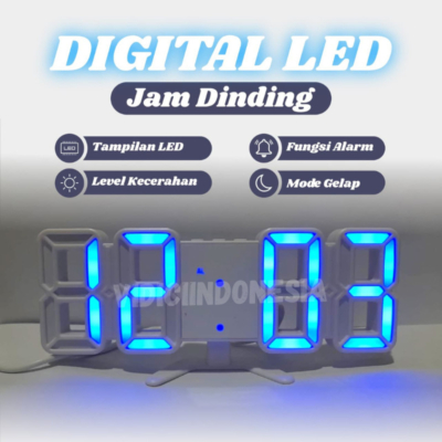 Jam Dinding Digital LED Modern