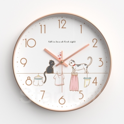 Jam Dinding Abstrak Minimalis Starlight – Desain Unik untuk Ruang Keluarga