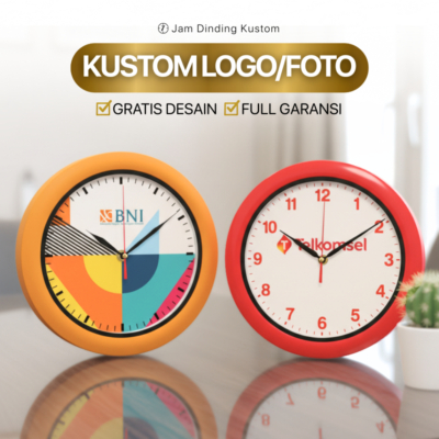 Jam Dinding Custom Foto – Desain Aesthetic untuk Kado dan Souvenir