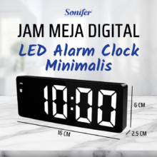 Jam Alarm Digital Sonifer dengan Backlight LED