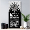 Jam Dinding Islami Minimalis Modern