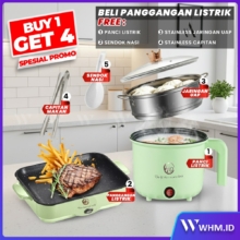 Set Panggangan Elektrik & Panci Multifungsi