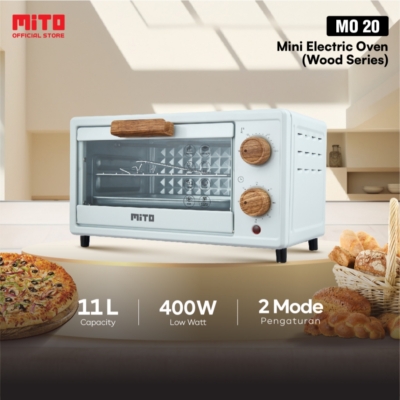 Oven Listrik Mini MITO MO20 – Pemanggang Kue Praktis