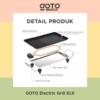 GOTO Electric Grill Eiji – Pemanggang Elektrik Multiguna