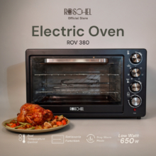 Oven Listrik Roschel 38 Liter – Multifungsi dan Praktis