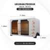 Oven Listrik MITO Bosca MO120 – Kapasitas Besar 120 Liter