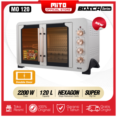 Oven Listrik MITO Bosca MO120 – Kapasitas Besar 120 Liter