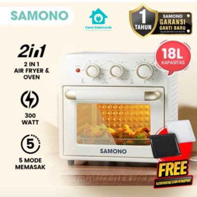 Samono Air Fryer Oven Mini 7 in 1 Terbaru