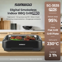 Grill Indoor Tanpa Asap Sanwoo – Model SG-3535 PRO