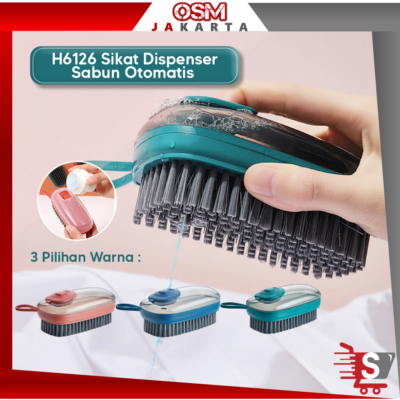 Sikat Pembersih dengan Dispenser Sabun