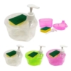 Dispenser Sabun Cuci Piring dengan Tatakan Spons – Praktis dan Stylish!