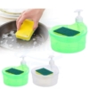 Dispenser Sabun Cuci Piring dengan Tatakan Spons – Praktis dan Stylish!