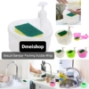Dispenser Sabun Cuci Piring dengan Tatakan Spons – Praktis dan Stylish!