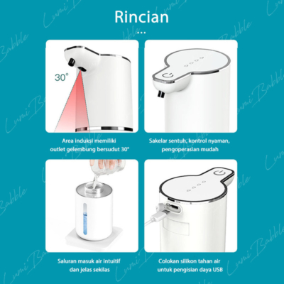 Dispenser Sabun Dinding Multifungsi Stylish Mudah Digunakan Harga Terjangkau