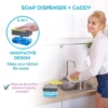 Dispenser Sabun Dapur 2-in-1 dengan Tempat Spons