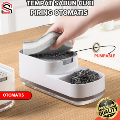 Dispenser Sabun Cuci Piring Otomatis Stylish Praktis Dipakai Rekomendasi Terbaik