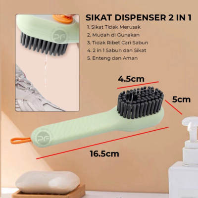 Sikat Cuci Serbaguna dengan Dispenser Otomatis