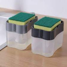 Dispenser Sabun Cuci Piring Modern dengan Holder Spons