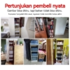 Rak Buku Minimalis Multifungsi