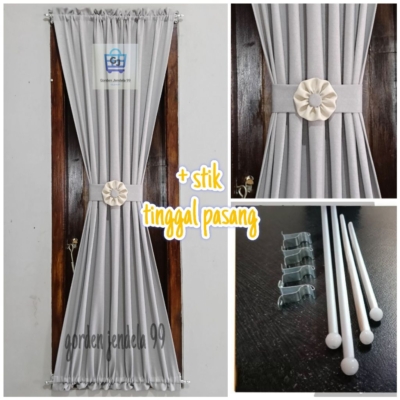 Gorden Kupu-Kupu Blackout Motif Safron