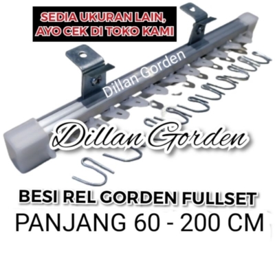 Paket Roda dan Kawat Lengkap untuk Tirai
