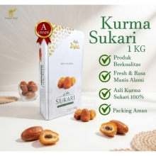 Kurma Sukkari Premium 1 Kg – Manisnya Al-Qaseem