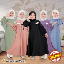 Gamis Sakura Ceria untuk Anak & Dewasa