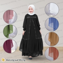 Gamis Anak Zaskia Ceruty Babydoll