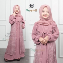 Gamis Trendy Salsa untuk Anak Usia 3-12 Tahun