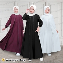 Gamis Mewah Anak Naureen – Bahan Moscrepe