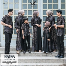 Set Pakaian Keluarga Lebaran Haiba Family