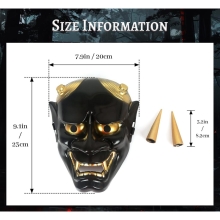Topeng Hantu Hannya Ikonik dari Jepang