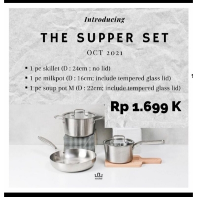 The Supper Set: Kombo Panci Multifungsi dari Nuclad