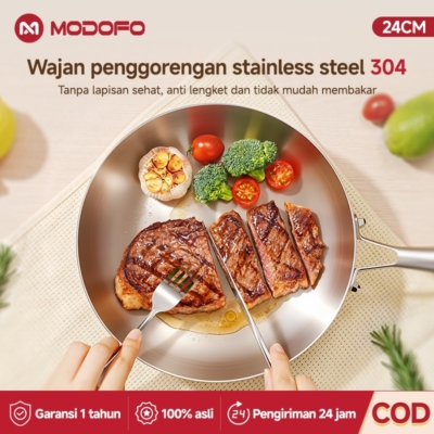 Wajan Goreng Stainless Steel 304 Modern