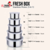 Set Panci Stainless Steel 5 in 1 Premium