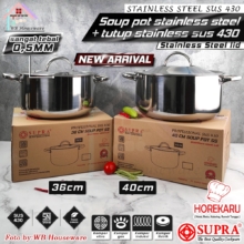 Panci Kuah Stainless Steel SUS 430 Supra
