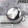Panci Kuah Stainless Steel SUS 430 Supra