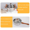 Set Panci Stainless Steel 6 Pcs dengan Teko