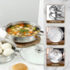 Panci Stainless Steel Elegan 28cm