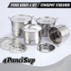 Set Panci Kukus Stainless Steel 4 Buah