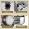 Panci Stainless Steel Tanpa Kukus