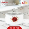 Panci Sup Stainless Steel Floral Premium
