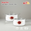 Panci Sup Stainless Steel Floral Premium