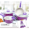 Set Panci Warni 13 PCS – Alat Masak Stainless Steel